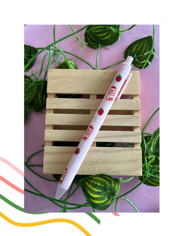 Kawaii Yogurt Drink Print Pen