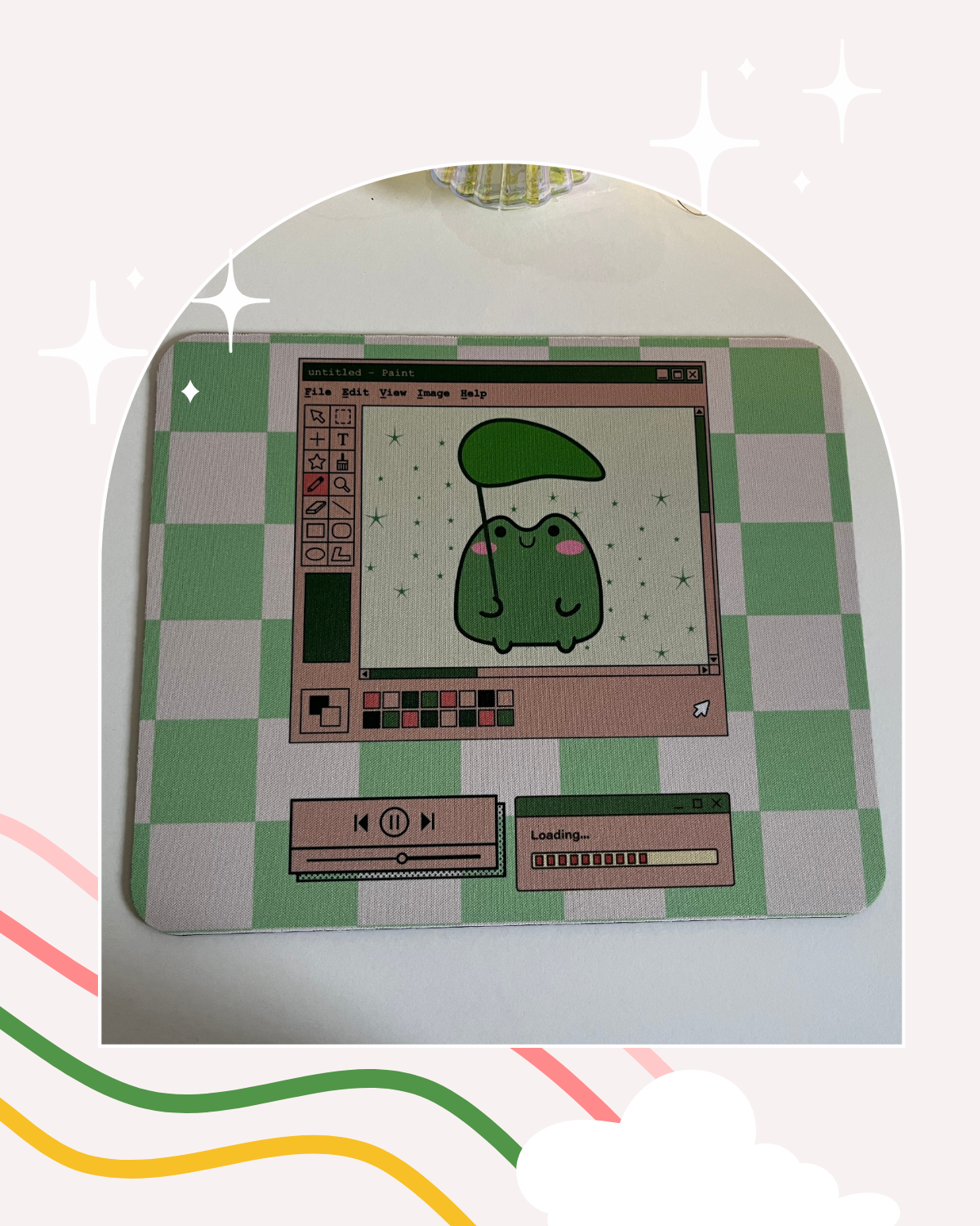 Kawaii Froggy Mousepad