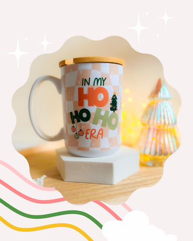 In My Ho Ho Ho Era Mug with Lid