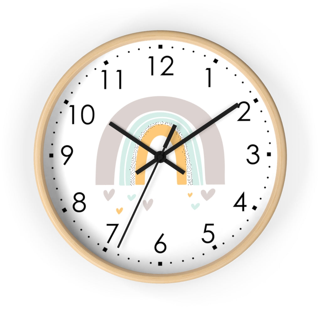 Wall clock, Nursery Wall Clock, Nursery Clock, Kid's Wall Clock, Scandinavian Wall Clock, Nursery Wall Decor, Modern Nursery Clock, Kid Decor, Modern Nursery, Home and Living, Cute Kid Decor, Tick Tok