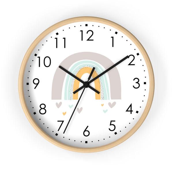 Wall clock, Nursery Wall Clock, Nursery Clock, Kid's Wall Clock, Scandinavian Wall Clock, Nursery Wall Decor, Modern Nursery Clock, Kid Decor, Modern Nursery, Home and Living, Cute Kid Decor, Tick Tok