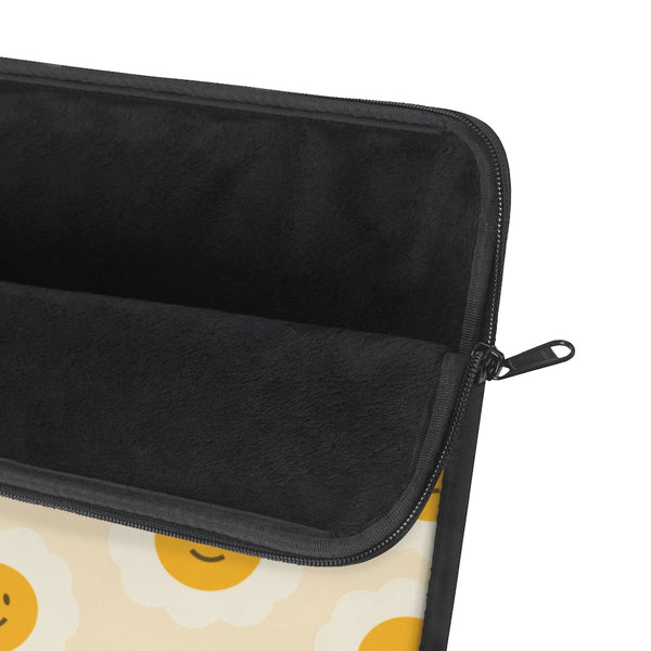 Happy Face Laptop Sleeve, Laptop Sleeve, Laptop Sleeve, Laptop Cover, Office Supply, Desktop Accessories, Laptop Accessories, College Gift, Work From Home Gift, WFH