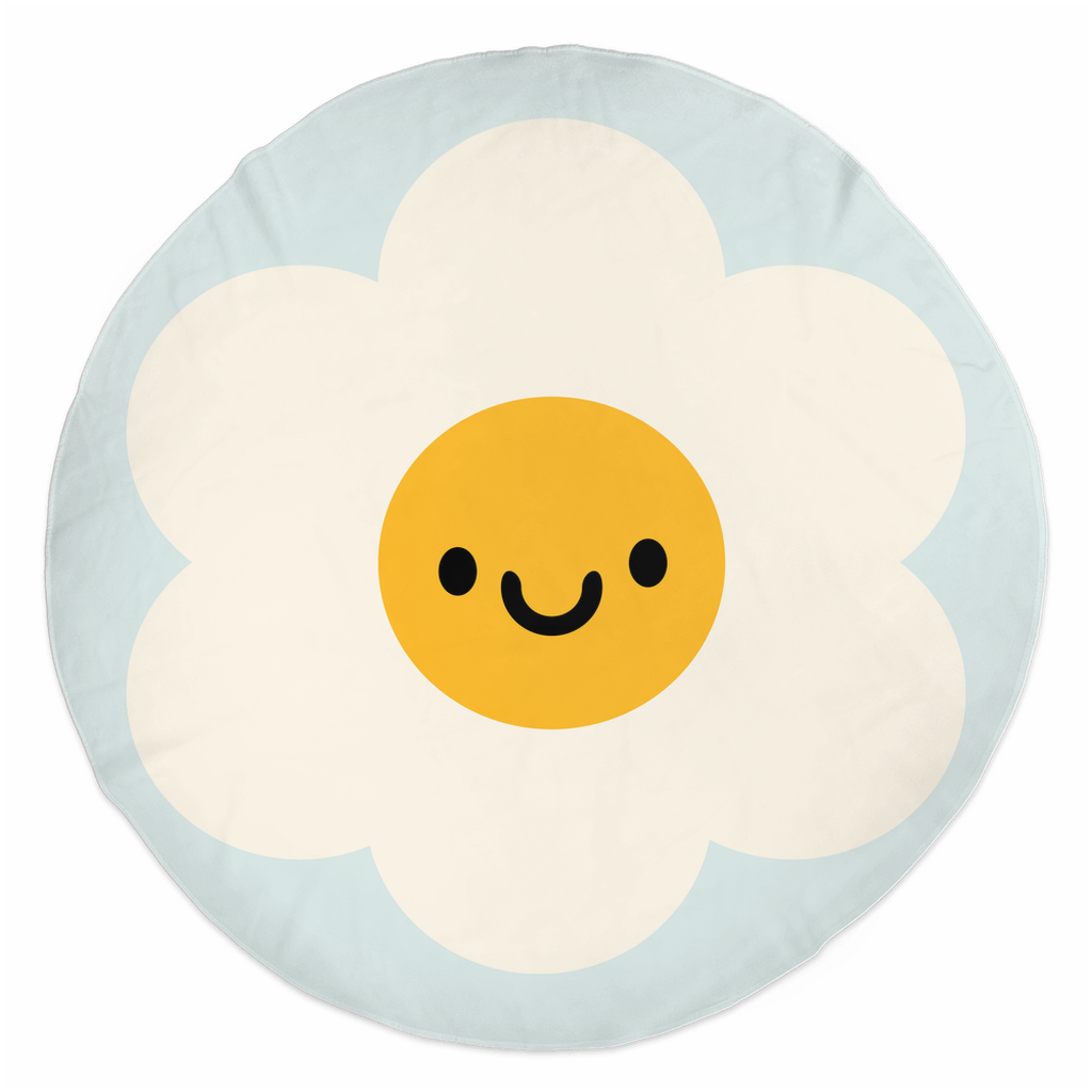 Flower Power Rounded Beach Towels
