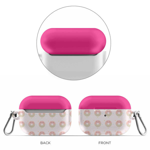Donut Print All Over Full Print Custom Airpod Pro Case