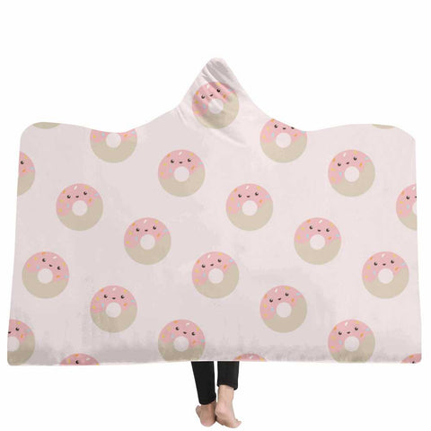 Donut Custom Hooded Blanket