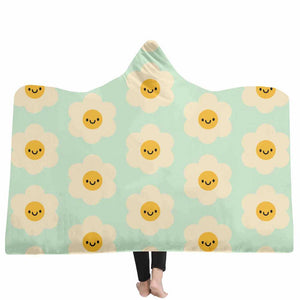 Flower Custom Hooded Blanket