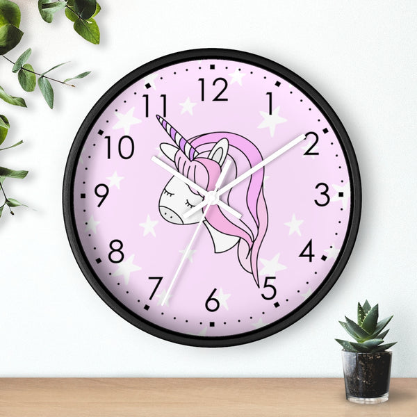 Unicorn Wall Clock, Kids Wall Clock, Modern Nursery Wall Decor, Girl Wall Clock, Decorative Kids clock, Nursery Wall Clock, Decorative Clock