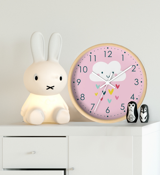 Wall clock, Nursery Wall Clock, Nursery Clock, Kid's Wall Clock, Scandinavian Wall Clock, Nursery Wall Decor, Modern Nursery Clock, Kid Decor, Modern Nursery, Home and Living, Cute Kid Decor, Tik Tok