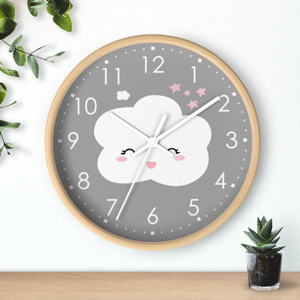 Wall clock, Nursery Wall Clock, Nursery Clock, Kid's Wall Clock, Scandinavian Wall Clock, Nursery Wall Decor, Modern Nursery Clock, Kid Decor, Modern Nursery, Home and Living, Cute Kid Decor, Tick Tok