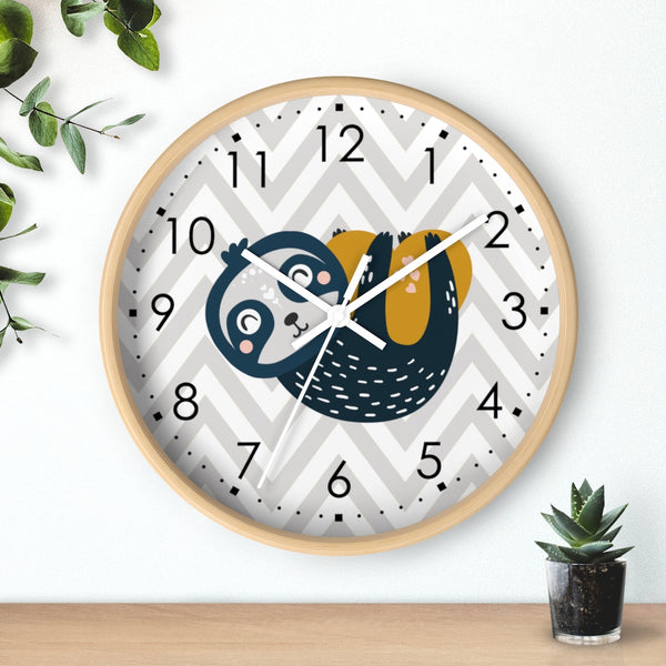 Wall clock, Nursery Wall Clock, Nursery Clock, Kid's Wall Clock, Scandinavian Wall Clock, Nursery Wall Decor, Modern Nursery Clock, Kid Decor, Modern Nursery, Home and Living, Cute Kid Decor, Tick Tok