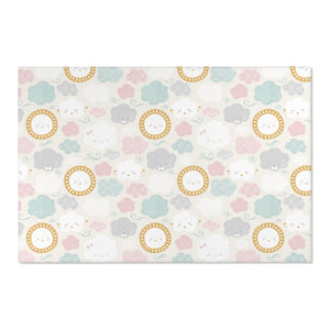 Cloud Area Rugs, Scandinavian Print Rug, Nursery Cloud Theme, Kids' Area Rug, Playroom Rug, Kids' Modern Decor, Children's Bedroom