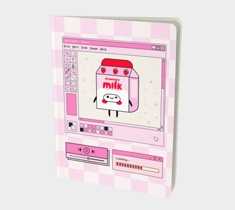 Strawberry Milk Notebook