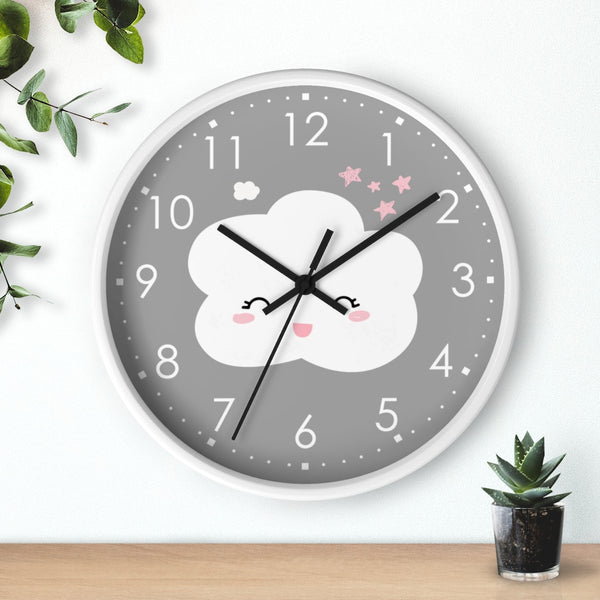 Cloud Wall clock, Kid's Wall Clock, Nursery Wall Clock, Decorative Clock