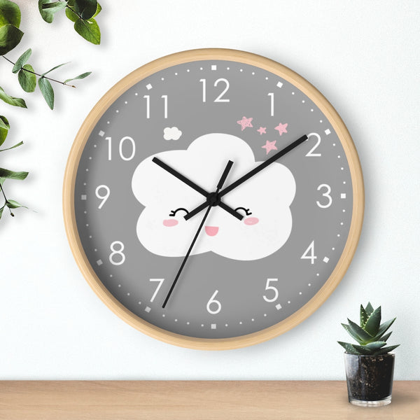 Cloud Wall clock, Kid's Wall Clock, Nursery Wall Clock, Decorative Clock