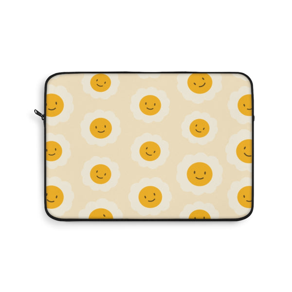 Happy Face Laptop Sleeve, Laptop Sleeve, Laptop Sleeve, Laptop Cover, Office Supply, Desktop Accessories, Laptop Accessories, College Gift, Work From Home Gift, WFH