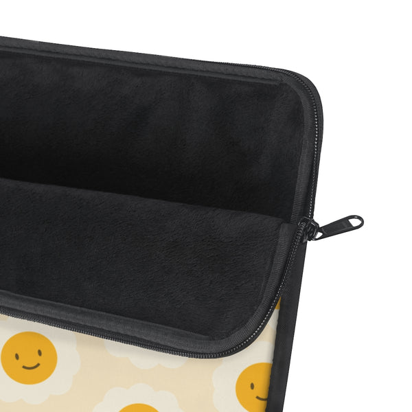 Happy Face Laptop Sleeve, Laptop Sleeve, Laptop Sleeve, Laptop Cover, Office Supply, Desktop Accessories, Laptop Accessories, College Gift, Work From Home Gift, WFH