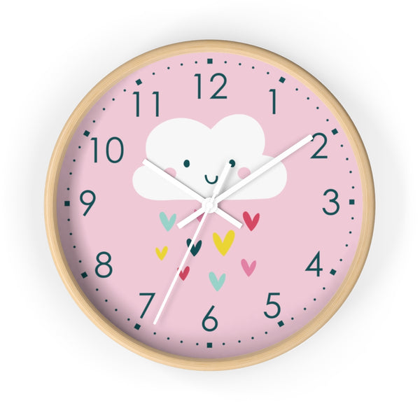 Cloud Wall Clock, Kid's Wall Clock, Decorative Kid's clock, Nursery Wall Clock