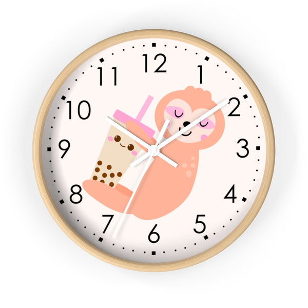 Wall clock, Nursery Wall Clock, Nursery Clock, Kid's Wall Clock, Scandinavian Wall Clock, Nursery Wall Decor, Modern Nursery Clock, Kid Decor, Modern Nursery, Home and Living, Cute Kid Decor, Tick Tok