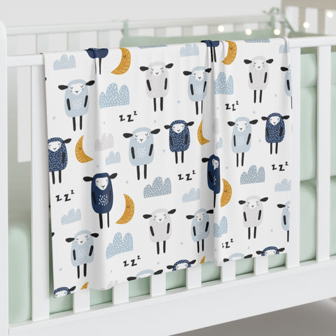 Baby Sheep Baby Swaddle Blanket