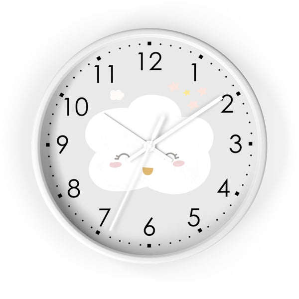 Cloud Wall clock, Nursery Wall Clock, Kid's Wall Clock, Decorative Clock