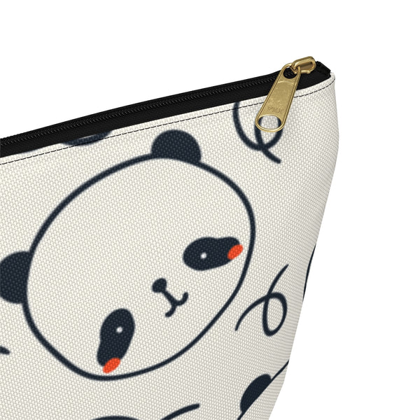 Panda Pouch Accessory Pouch w T-bottom