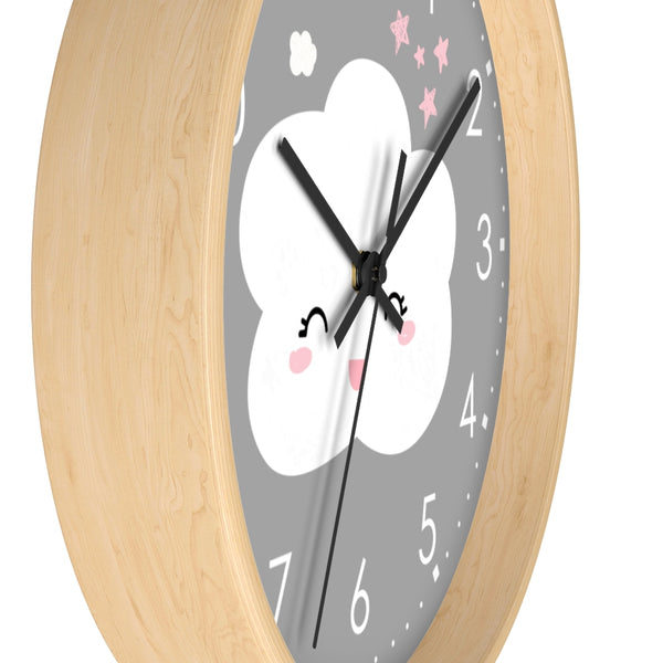 Cloud Wall clock, Kid's Wall Clock, Nursery Wall Clock, Decorative Clock