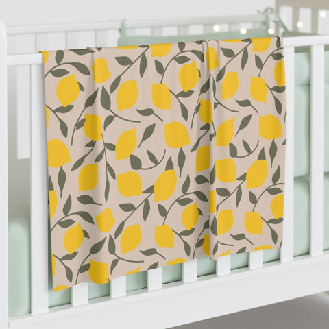 Lemon Baby Swaddle Blanket