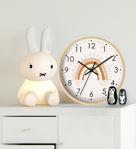 Wall clock, Nursery Wall Clock, Nursery Clock, Kid's Wall Clock, Scandinavian Wall Clock, Nursery Wall Decor, Modern Nursery Clock, Kid Decor, Modern Nursery, Home and Living, Cute Kid Decor, Tick Tok