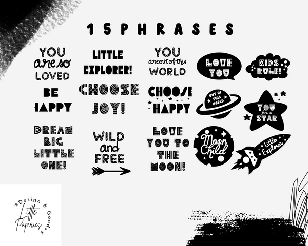 Children's Space Illustration Bundle