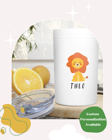 Personalized Kids' Tumbler, Tumbler, Vacuum Tumbler & Insulator, 11oz., Personalized Traveling Cup, Cute Tumbler for Kids