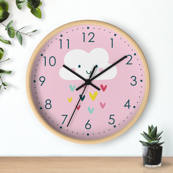 Cloud Wall Clock, Kid's Wall Clock, Decorative Kid's clock, Nursery Wall Clock