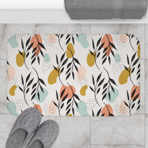 Bath Mat, Bath Decor, Bathroom Decor, Bath Rug, Modern Bath Rug, Scandinavian Bath Rug, Cute Bath Rug, Cute Bath Decor, Scandinavian Bath Decor