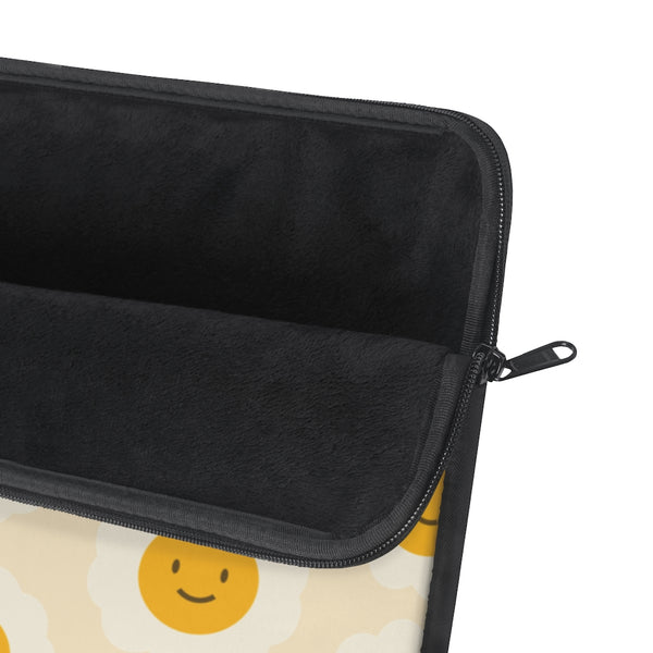 Happy Face Laptop Sleeve, Laptop Sleeve, Laptop Sleeve, Laptop Cover, Office Supply, Desktop Accessories, Laptop Accessories, College Gift, Work From Home Gift, WFH