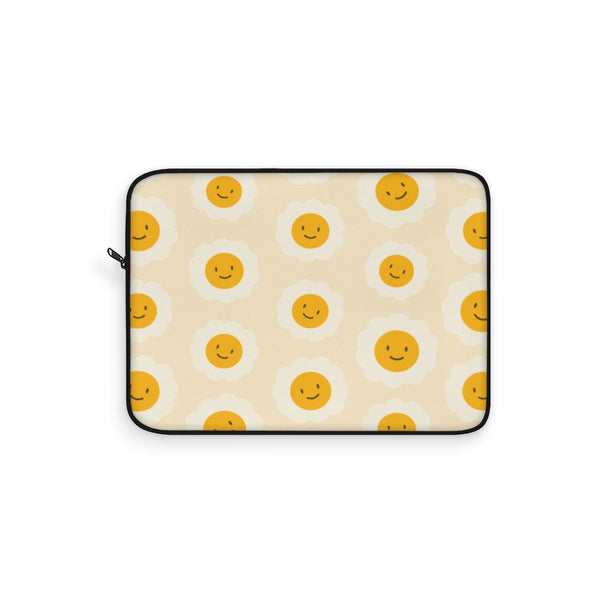 Happy Face Laptop Sleeve, Laptop Sleeve, Laptop Sleeve, Laptop Cover, Office Supply, Desktop Accessories, Laptop Accessories, College Gift, Work From Home Gift, WFH