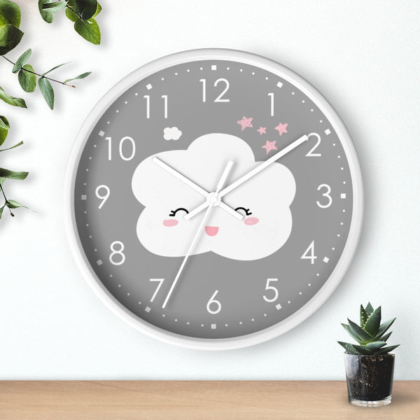 Cloud Wall clock, Kid's Wall Clock, Nursery Wall Clock, Decorative Clock
