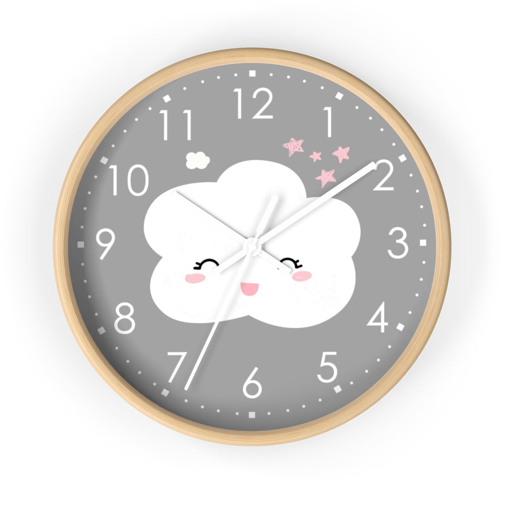 Wall clock, Nursery Wall Clock, Nursery Clock, Kid's Wall Clock, Scandinavian Wall Clock, Nursery Wall Decor, Modern Nursery Clock, Kid Decor, Modern Nursery, Home and Living, Cute Kid Decor, Tik Tok