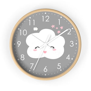 Wall clock, Nursery Wall Clock, Nursery Clock, Kid's Wall Clock, Scandinavian Wall Clock, Nursery Wall Decor, Modern Nursery Clock, Kid Decor, Modern Nursery, Home and Living, Cute Kid Decor, Tik Tok