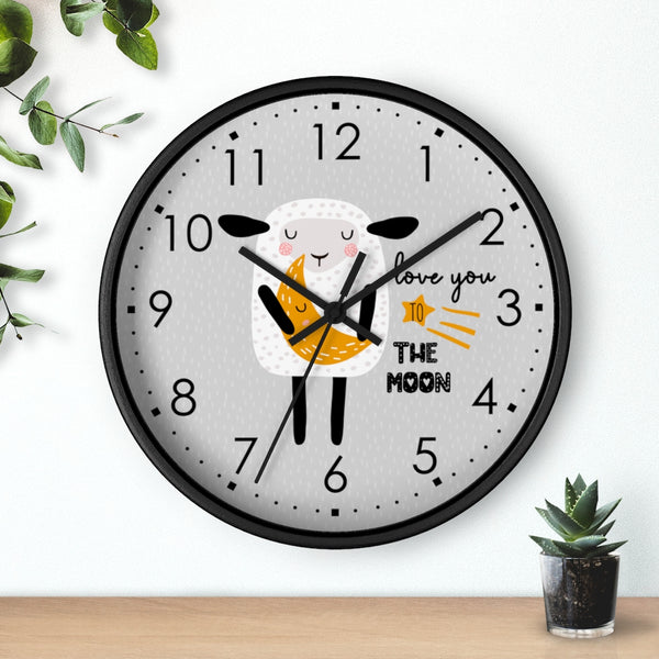 Wall clock, Nursery Wall Clock, Nursery Clock, Kid's Wall Clock, Scandinavian Wall Clock, Nursery Wall Decor, Modern Nursery Clock, Kid Decor, Modern Nursery, Home and Living, Cute Kid Decor, Tick Tok