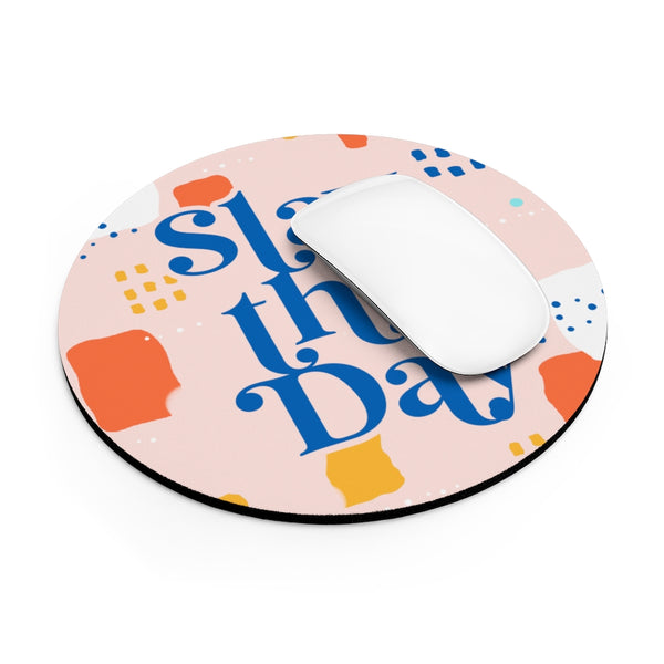 Products Slay the Day Mousepad, Desk Accessory, Office Decor, Office Gifts, Print Mouse Pad, Co-worker Gift, Corporate Gift, Work From Home Gift