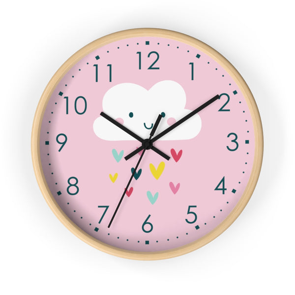 Cloud Wall Clock, Kid's Wall Clock, Decorative Kid's clock, Nursery Wall Clock