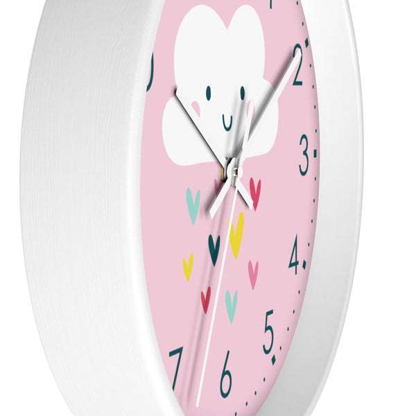 Cloud Wall Clock, Kid's Wall Clock, Decorative Kid's clock, Nursery Wall Clock