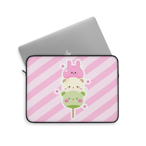 Kawaii Mochi Laptop Sleeve, Laptop Sleeve, Laptop Sleeve, Laptop Cover, Office Supply, Desktop Accessories, Laptop Accessories, College Gift, Work From Home Gift, WFH