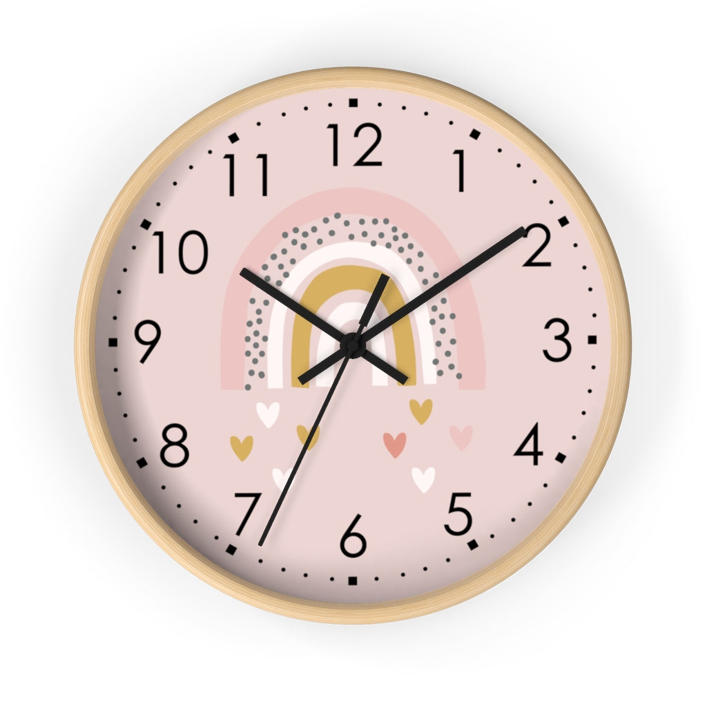 Wall clock, Nursery Wall Clock, Nursery Clock, Kid's Wall Clock, Scandinavian Wall Clock, Nursery Wall Decor, Modern Nursery Clock, Kid Decor, Modern Nursery, Home and Living, Cute Kid Decor, Tick Tok