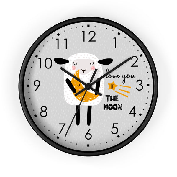 Wall clock, Nursery Wall Clock, Nursery Clock, Kid's Wall Clock, Scandinavian Wall Clock, Nursery Wall Decor, Modern Nursery Clock, Kid Decor, Modern Nursery, Home and Living, Cute Kid Decor, Tick Tok