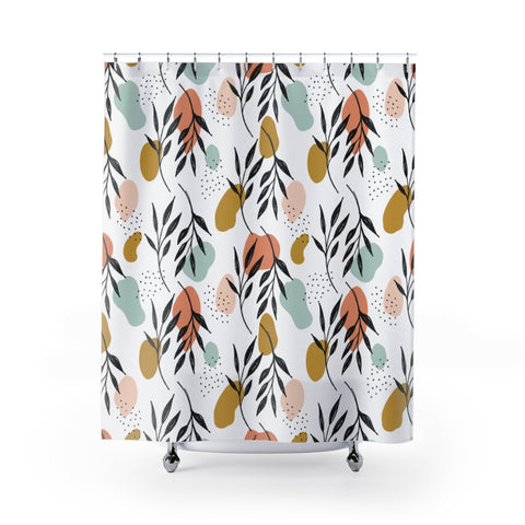 Shower Curtain, Modern Shower Curtain, Modern Print Shower Curtain, Boho Shower Curtain, Bathroom Shower Curtains, Scandinavian Print Shower Curtain, Cute Shower Curtain, Cute Shower, Bathroom Decoration, Home Decor, Home and Living, Shower