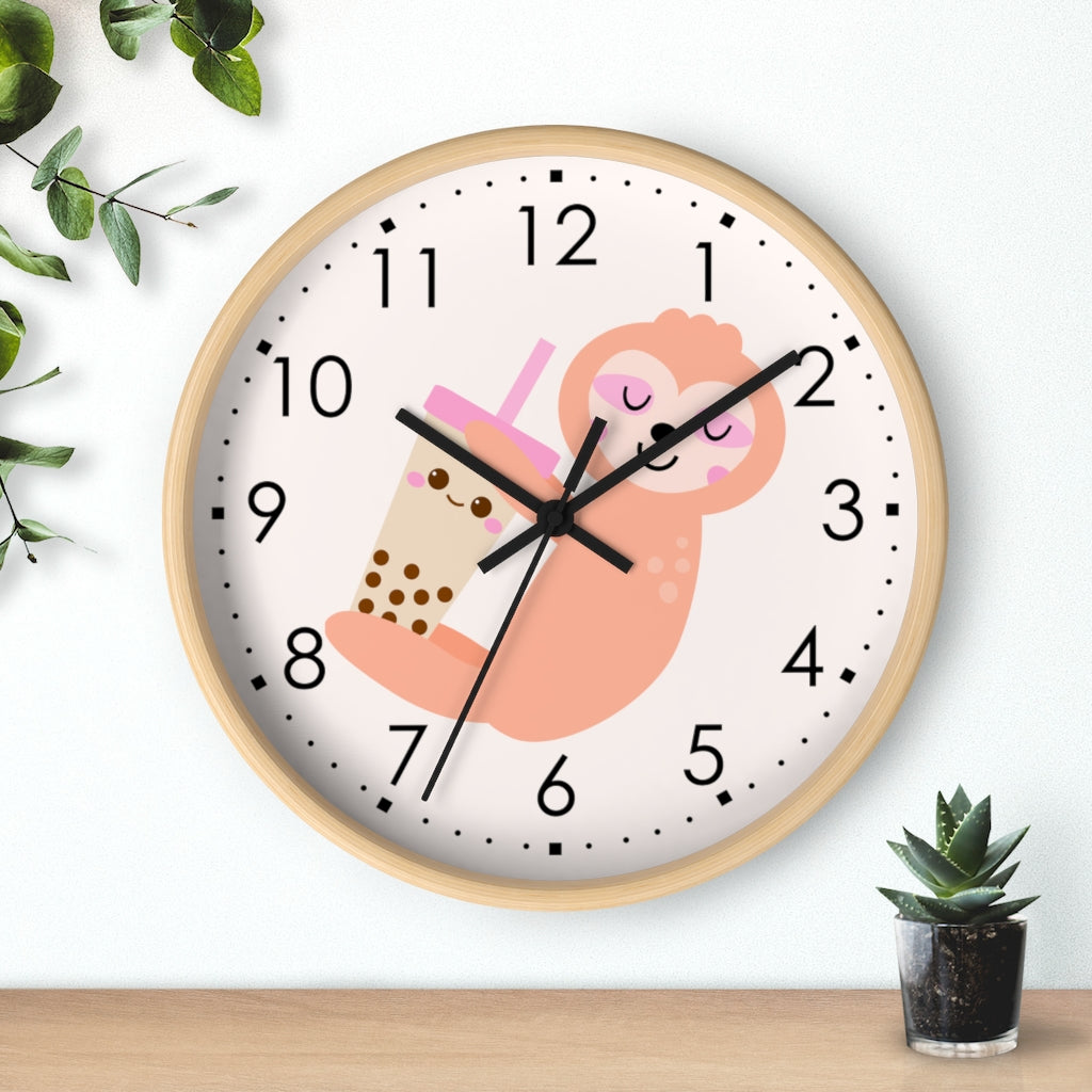 Wall clock, Nursery Wall Clock, Nursery Clock, Kid's Wall Clock, Scandinavian Wall Clock, Nursery Wall Decor, Modern Nursery Clock, Kid Decor, Modern Nursery, Home and Living, Cute Kid Decor, Tick Tok