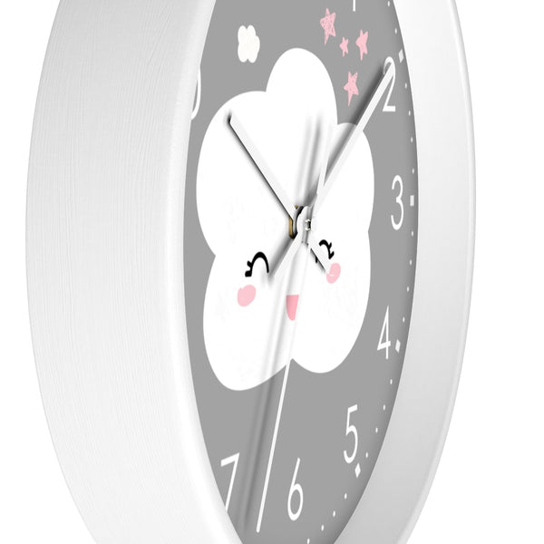 Cloud Wall clock, Kid's Wall Clock, Nursery Wall Clock, Decorative Clock