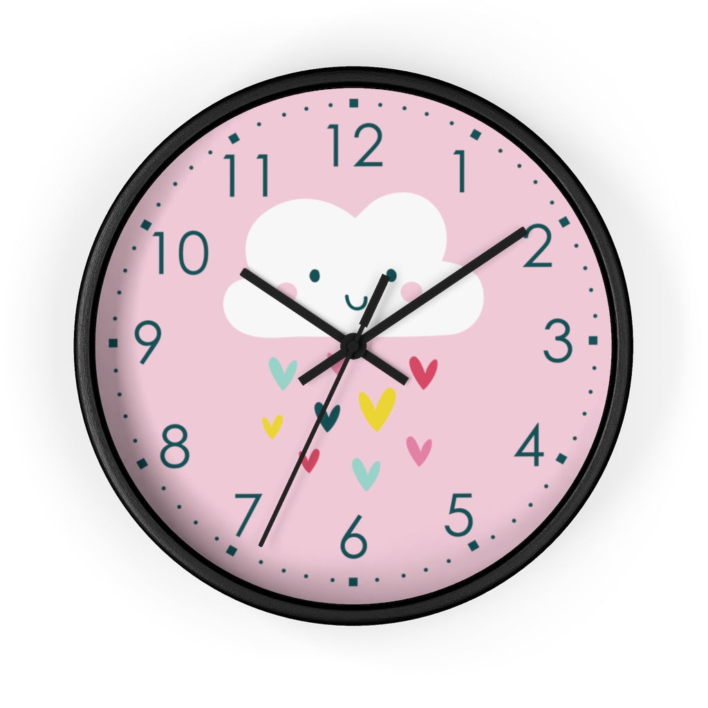 Wall clock, Nursery Wall Clock, Nursery Clock, Kid's Wall Clock, Scandinavian Wall Clock, Nursery Wall Decor, Modern Nursery Clock, Kid Decor, Modern Nursery, Home and Living, Cute Kid Decor, Tik Tok
