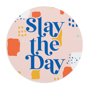 Products Slay the Day Mousepad, Desk Accessory, Office Decor, Office Gifts, Print Mouse Pad, Co-worker Gift, Corporate Gift, Work From Home Gift
