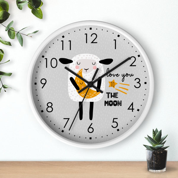 Wall clock, Nursery Wall Clock, Nursery Clock, Kid's Wall Clock, Scandinavian Wall Clock, Nursery Wall Decor, Modern Nursery Clock, Kid Decor, Modern Nursery, Home and Living, Cute Kid Decor, Tick Tok